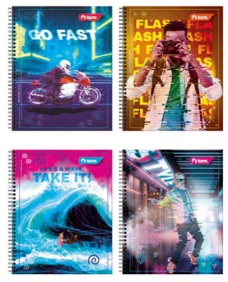 CUAD. UNIV.CLASICO HOMBRE 7MM 100H TORRE (SURTIDO)