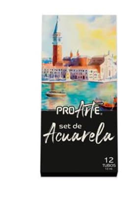 ACUARELA PROARTE 12 TUBOS/COL.12 ML 