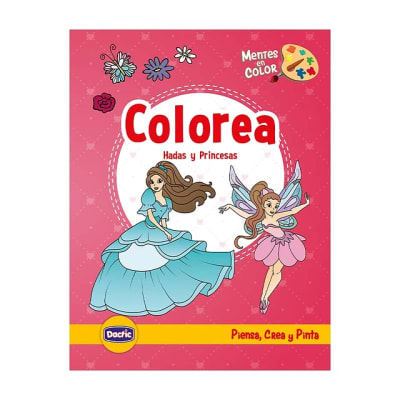Libro para Colorear Hada y Princesa 50pág. (010) DACTIC