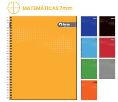 CUAD.UNIV.TORRE CLASICO LISO  7MM 100HJ SURTIDO CUAD.UNIV.TORRE CLASICO LISO  7MM 100HJ SURTIDO