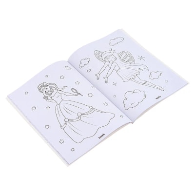 Libro para Colorear Hada y Princesa 50pág. (010) DACTIC