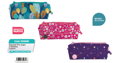 ESTUCHE PRO MUJER 3 DISEÑOS V2