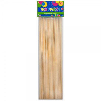BROCHETA ANTICUCHO 40X5MM 50PCS