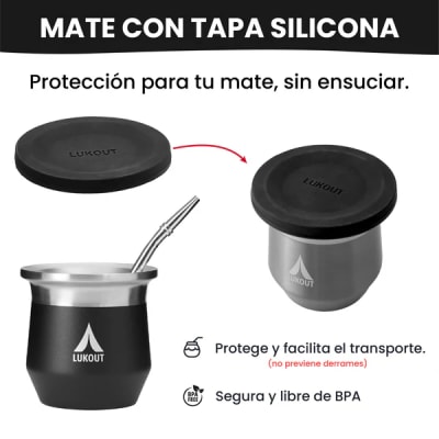 Kit PRO Termo Handle 1000 ml + Mate 170 ml Luvia