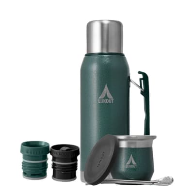 Kit PRO Termo Handle 1000 ml + Mate 170 ml Army