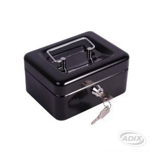 Caja Seguridad 15x12x8cm Negro (001) ADIX