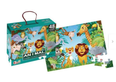 PUZZLE JUMBO DELUXE 48PC CAJA CON ASA