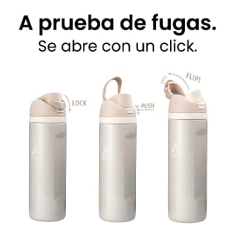 Botella Flip 750 ml Cuarzo