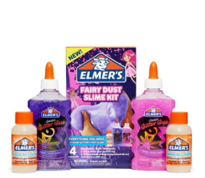 ELMERS FAIRY DUST SLIME KIT 4CT