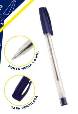 LAPIZ PASTA PTA.MEDIA 1.0MM AZUL  FULTONS