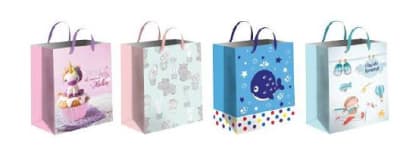 BOLSA DE REGALO T/OCASION BEBE PEQUENA 13,5X11X6CM. NOBEL GIFT