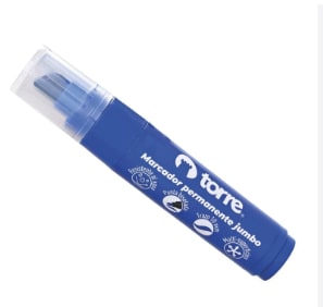 MARCADOR PERM. JUMBO 10 MM AZUL TORRE