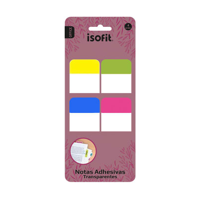 BLI.NOTAS ADH. SEPARADORES 4 COL ISOFIT DSG/W