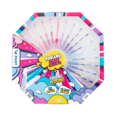 Set Lápiz Gel POPLOL 0.7 16u Magenta Sky (20) PILOT