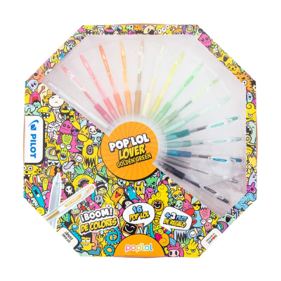 Set Lápiz Gel POPLOL 0.7 16u Golden Green (21) PILOT