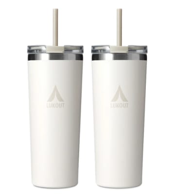 Set de 2 Vasos Travel Tumbler 700 ml Bone