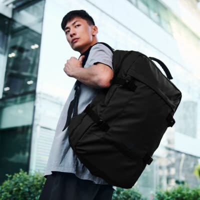 BLACK MOCHILA TRAVEL SOHO BLACK