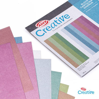 Block 12u c/Glitter 180g (020) CREATIVE