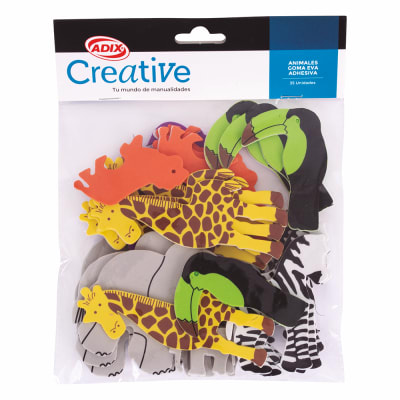 Animal Goma Eva Adhesiva 35u (114) CREATIVE Animal Goma Eva Adhesiva 35u (114) CREATIVE