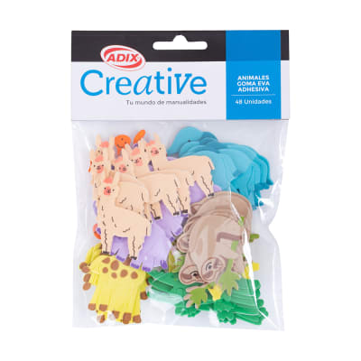 Animal Goma Eva Adhesiva 48u (119) CREATIVE