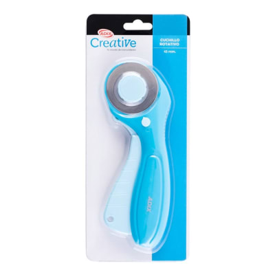 Cuchillo Rotativo de 45mm Celeste (028) CREATIVE