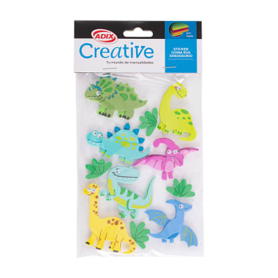 Sticker Goma Eva Dinosaurio (082) CREATIVE