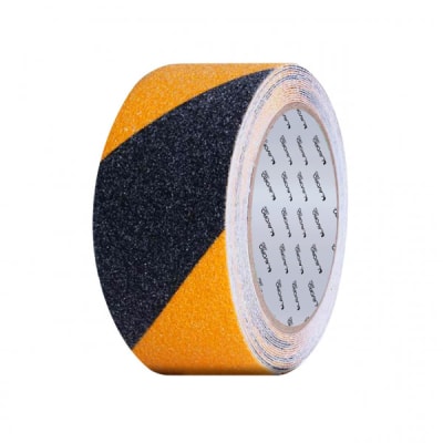 CINTA ANTIDESLIZANTE 15MTX50MM AMARILLO/NEGRO