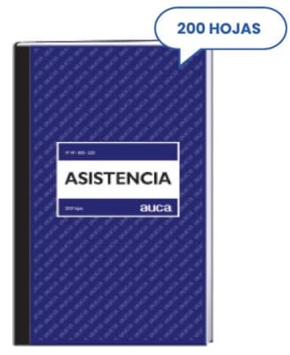 LIBRO ASISTENCIA AUCA 200 HJS