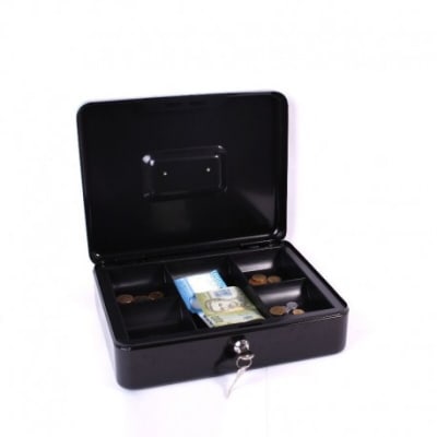 Caja Seguridad 30x24x9cm Negro (004) ADIX