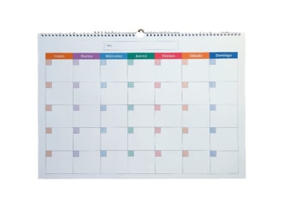 Calendario Mensual Colores 35x50 cm