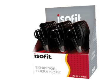 TIJERA ISOFIT 305 A 6 1/4 15cm (Caja Exhibidora)