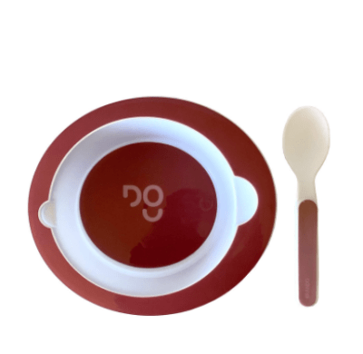 PLATO + CUCHARA ROSE