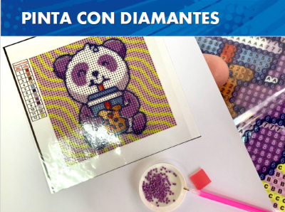 PINTA CON DIAMANTES 30X30 PROARTE (SURTIDO)