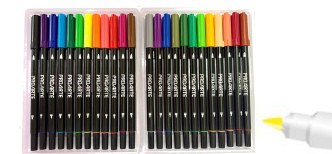 MARCADOR PROARTE DOBLE PUNTA LETTERING 24 COL.