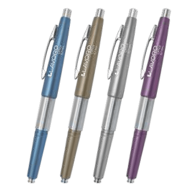 PORTAMINAS METÁLICO TIPO BOLIGRAFO C/TAPA COLORES SURT 0,7MM