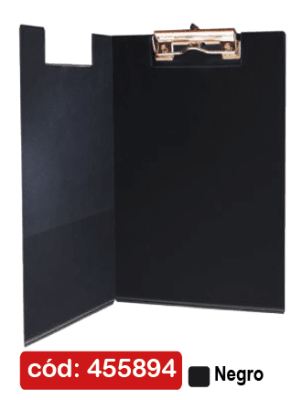 ANOTADOR DOBLE PVC OF NEGRO LAVORO