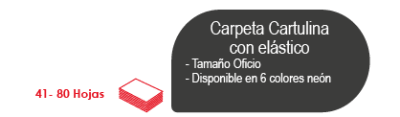 CARPETA C/ELASTICO ESTANDAR OF.CART. MORADO NEON LAVORO