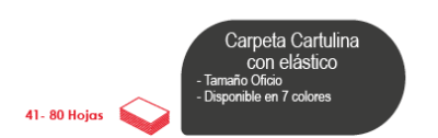 CARPETA C/ELASTICO ESTANDAR OF.CART.CELESTE FULTONS