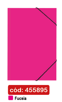 CARPETA C/ELASTICO ESTANDAR OF.CART.FUCSIA FULTONS