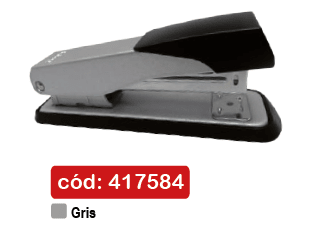 CORCHETERA MEDIANA METAL GRIS P/20 HJS. 26/6, 24/6