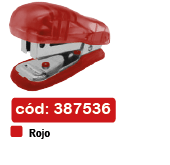 CORCHETERA MINI PLAST. ROJA BASE PLAST. P/10 HJS. 26/6, 24/6 FULTONS
