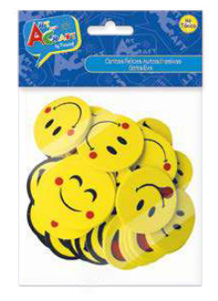 CARITAS FELICES SURTIDAS GOMA EVA 54 PCS ART & CRAF