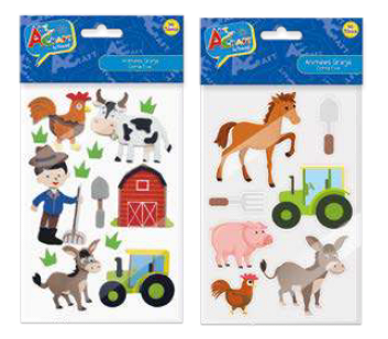 FIG GRANJA GOMA EVA 11 PCS