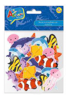 FIG PECES GOMA EVA 36 PCS