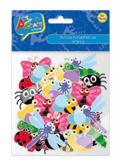 FIG. BICHITOS GOMA EVA 50 PCS