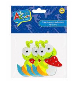 FIG. PANOLENCI CUNCUNAS 7,5 X 4 CMS C/ADHESIVO ART & CRAF