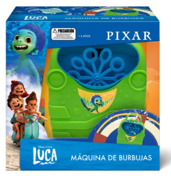 MAQUINA DE BURBUJAS LUCA DISNEY