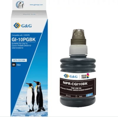 TINTA G&G BT140ML. NEGRO PREMIUN (CANON GI10)