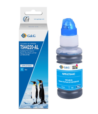 TINTA G&G BT70ML. CYAN PREMIUN (EPSON T544)