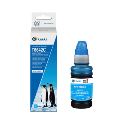 TINTA G&G BT70ML. CYAN PREMIUN (EPSON T664)
